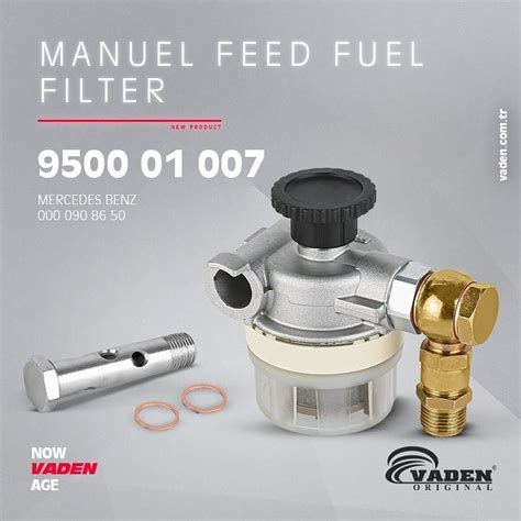 Manuel Feed Fuel Filter