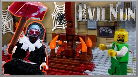 Lego Мультфильм Evil Nun Lego Stop Motion Animation Youtube