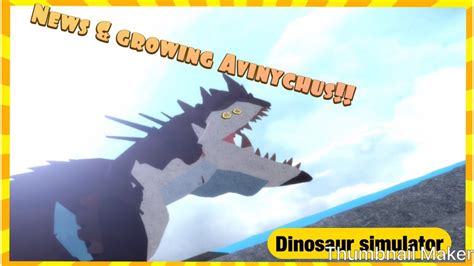 Dinosaur Simulator News Andavinychus Gameplay Youtube