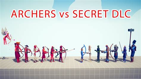 Archers Team Vs Secret Dlc Team Totally Accurate Battle Simulator