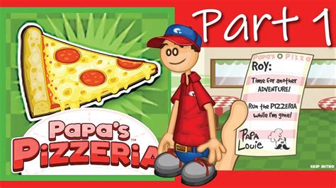 Papas Pizzeria Part 1papa Louie Games Youtube