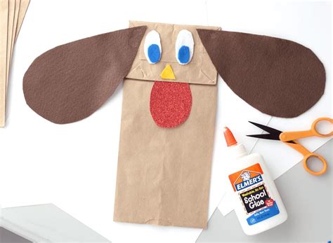 Paper Bag Dog Craft For Kids · The Inspiration Edit