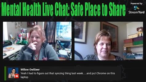 The journey to recovery from a. Mental Health Safe Place Live Chat Ep 22 - YouTube