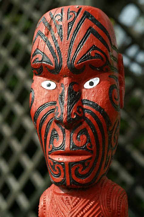 Filemaori Statue In Rotorua New Zealand Wikimedia Commons