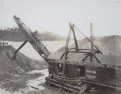 Model 300 Marion Steam Shovel At A Copper Mine Circa