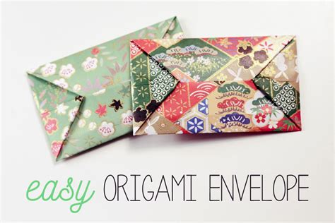 Easy Origami Envelope Instructions