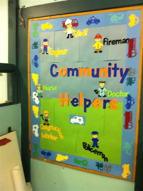 Community Helpers Preschool Theme Bulletin Boards Tea