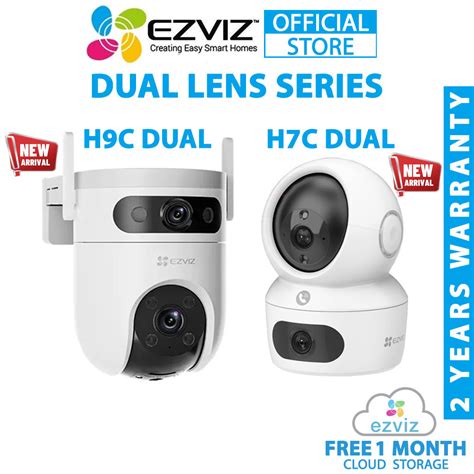 Ezviz H7C Dual H9C Dual Lens Series Pan Tilt Two Way Talk 3MP 4MP 5MP