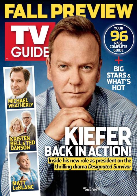 Tv Guide Magazine September 19 2016 Magazine