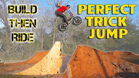 Building And Riding A Step Up Jump Trick Jump For Bmx And Mtb Youtube