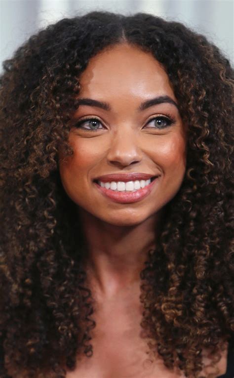 Logan Browning From The Best Celebrity Curly Hairstyles E News