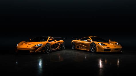 Mclaren Mclaren P1 Lm Mclaren F1 Orange Cars Supercars Frontal
