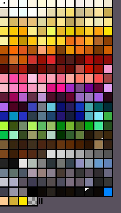 Fort Vide Ego Color Palette For Pixel Art Ne Pas Faire Brique Jane Austen