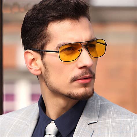 luxury brand polarized men sports sunglasses hot rays male carter night vision driving sun