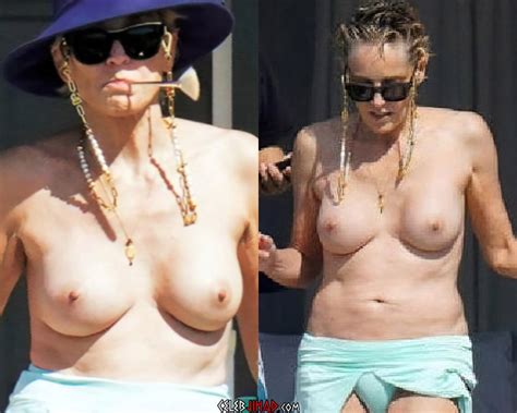 Sharon Stone Shows Off Her Nude Tits At Years Old Imagedesi Com Sexiz Pix