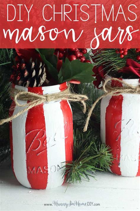 Easy Diy Christmas Mason Jars For Your Farmhouse Christmas Decor