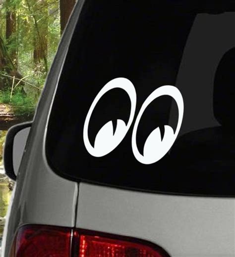 Moon Eyes Decal Multiple Colors Etsy