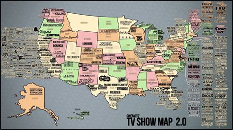Cool And Almost Complete Us Map Of Tv Shows Os 1920x1080 X Post