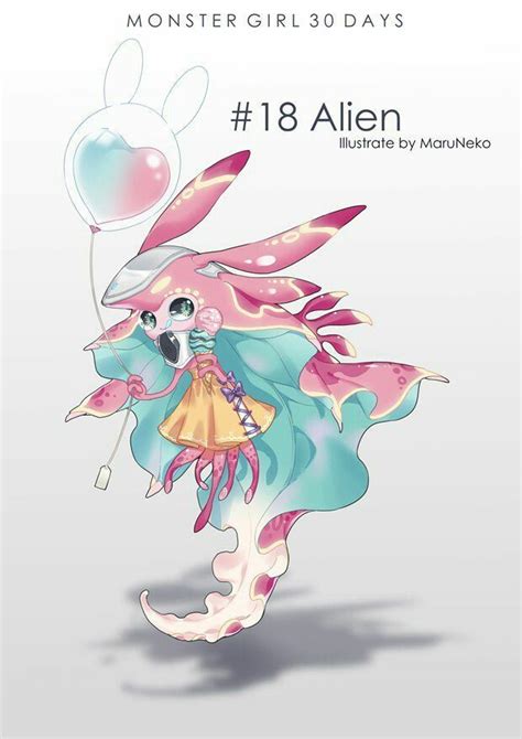18 Alien Monster Girls 30 Days Challenge Maruneko