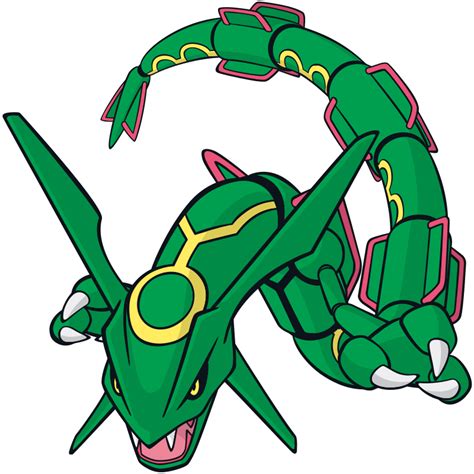 Rayquaza Official Artwork Gallery Pokémon Database