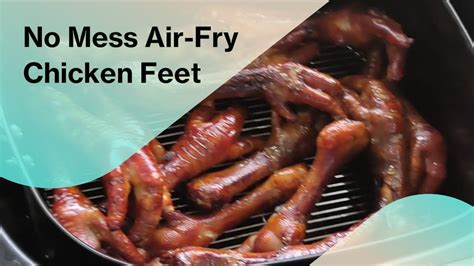 No mess air fry chicken feet - YouTube