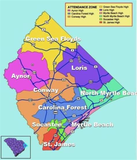 Horry County Map Printable