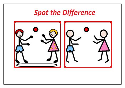 Spot The Difference Worksheet For Kids Preschool Crafts