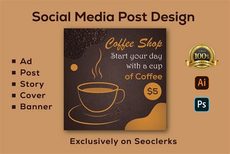 I will create unique and creative social media posts designs for $2 ...