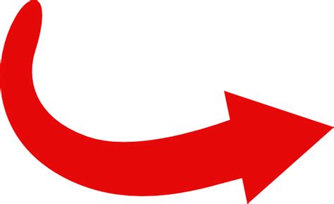 Curved Red Arrow Clipart Best