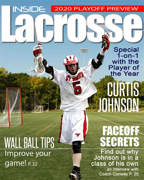Inside Lacrosse Magazine Cover Varsity Imprints