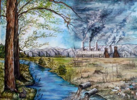 Pollution Paintings Search Result At