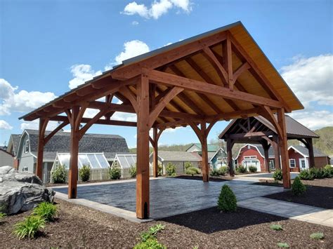 20 X 24 Timber Frame Pavilion Stoltzfus Structures