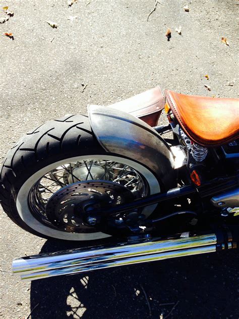 All the work i've done myself so it's not perfect i'm just a backyard blacksmith/fabricator but that's what makes it a fun bobber is the rugged hard look. Custom 2000 Yamaha Road Star Bobber 1600