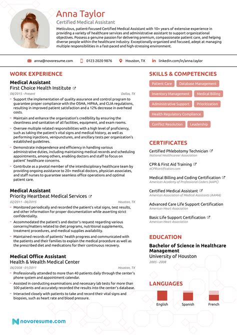 Medical Assistant Resume Examples And Guide For 2023