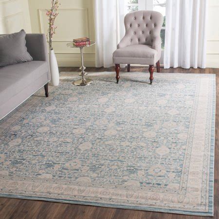 Approximately 6'x8' does not fit space our space anymore. Safavieh Archive Ognen Power-Loomed Area Rug, Blue/Grey ...