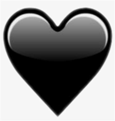 Black Heart Emoji Aesthetic