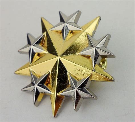 Us Army General Officer Six Star Badge Pin Us Army Rank Insignia In