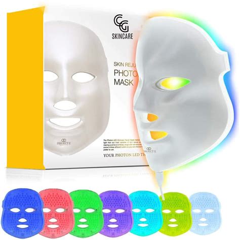 Cg Skincare Skin Rejuvenation Face And Neck Mask Wireless Led Photon