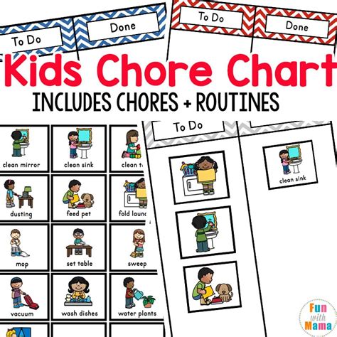 Easy To Use Chore Chart Ideas For Kids Laptrinhx