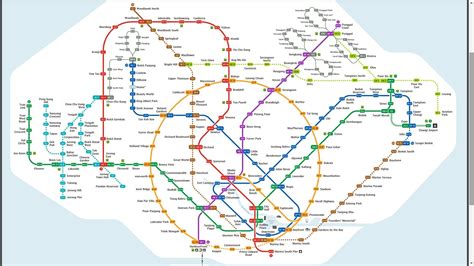 Singapore Mrt Line Map