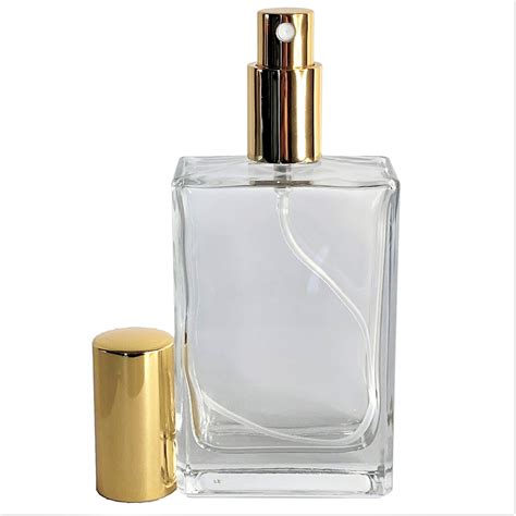 Empty Perfume Glass Bottles 120ml Decant Gold Atomizer Spray Etsy