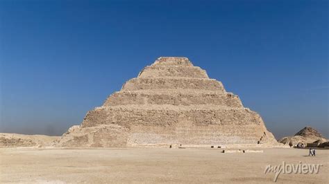 The Step Pyramid Of Djoser At Saqqara Egypts Oldest Pyramid Wall Mural