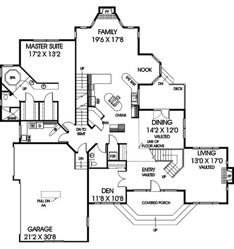 Gladstone Park Tudor Home Plan 085d 0398 Search House Plans And More
