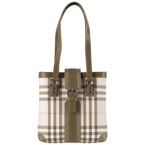 Burberry Pink Plaid Tote Bag Overstock™ Shopping Big Discounts On