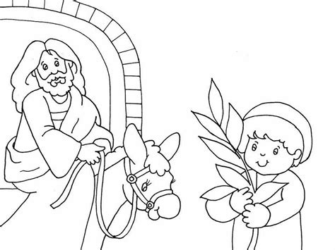 Your own jesus rides donkey coloring page printable coloring page. Bible Story Coloring Page For Jesus Triumphant Entry Into ...