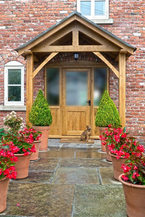 Redwood Porch Front Door Canopy Handmade In Shropshire Westminster