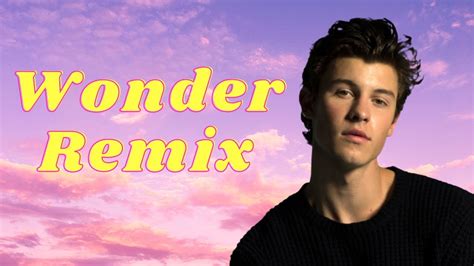 Shawn Mendes Wonder Remix Youtube