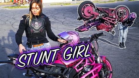 Russian Stunt Girl Stuntex Motorcycle Video Magazine