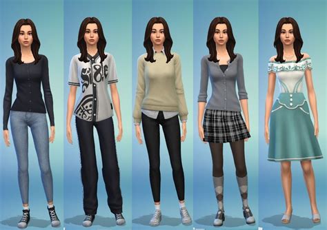 I Made All Outfits Only With The Base Game I Tried It To Be Different