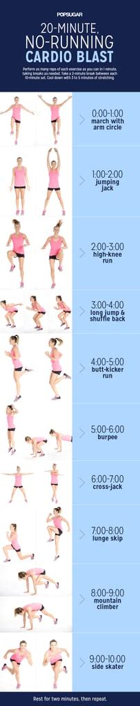 Cardio Workouts You Can Do At Home POPSUGAR Fitness Photo